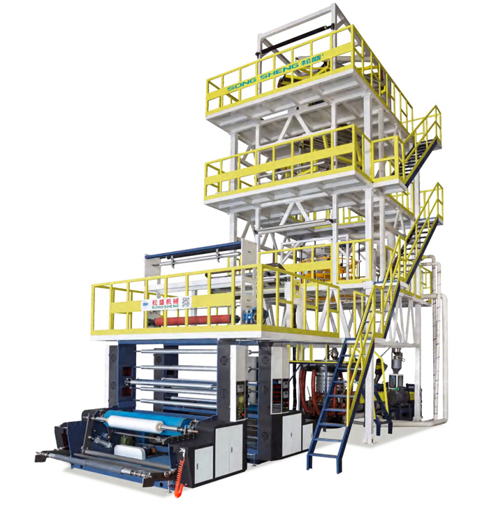 SS-GS-3L系列高速ABC三層復合共擠吹膜機